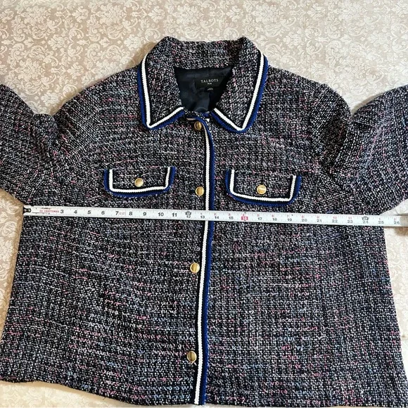 Talbots ~ Breeze Tweed Lined Jacket size 18W - Picture 11 of 14